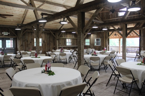 Plan your next church event, corporate outing, or birthday party at Dull's Tree Farm in Thorntown, IN near Frankfort and Lebanon. Event Barn